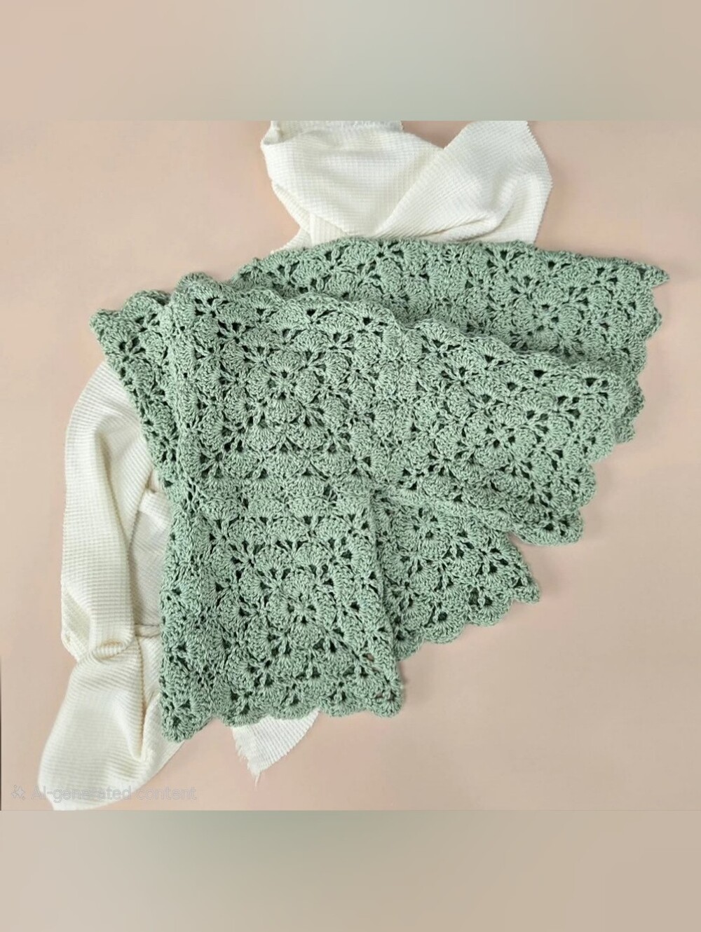 Women's Crochet Granny Square Sweater Handmade